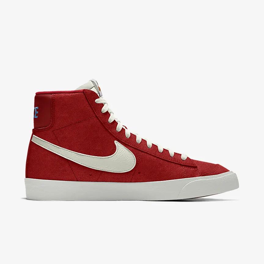 Giày Nike Blazer Mid '77 By You Nam Đỏ